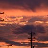 とある日の夕焼け at 鯖江市