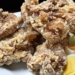 お多福食堂で唐揚げ定食