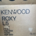 Kenwood ROXY L5 売却しました