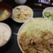 定食 旬の酒菜 お漬物 食堂 徳兵衛で生姜焼き定食
