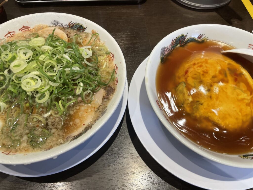 滋賀からの帰りは竜王の来来亭