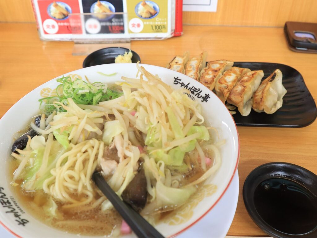 いきものがかりへの道中に近江ちゃんぽん