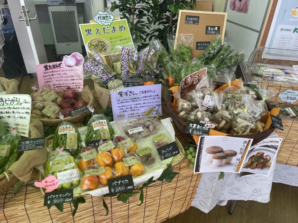 BBQの野菜は京野菜マルシェで調達
