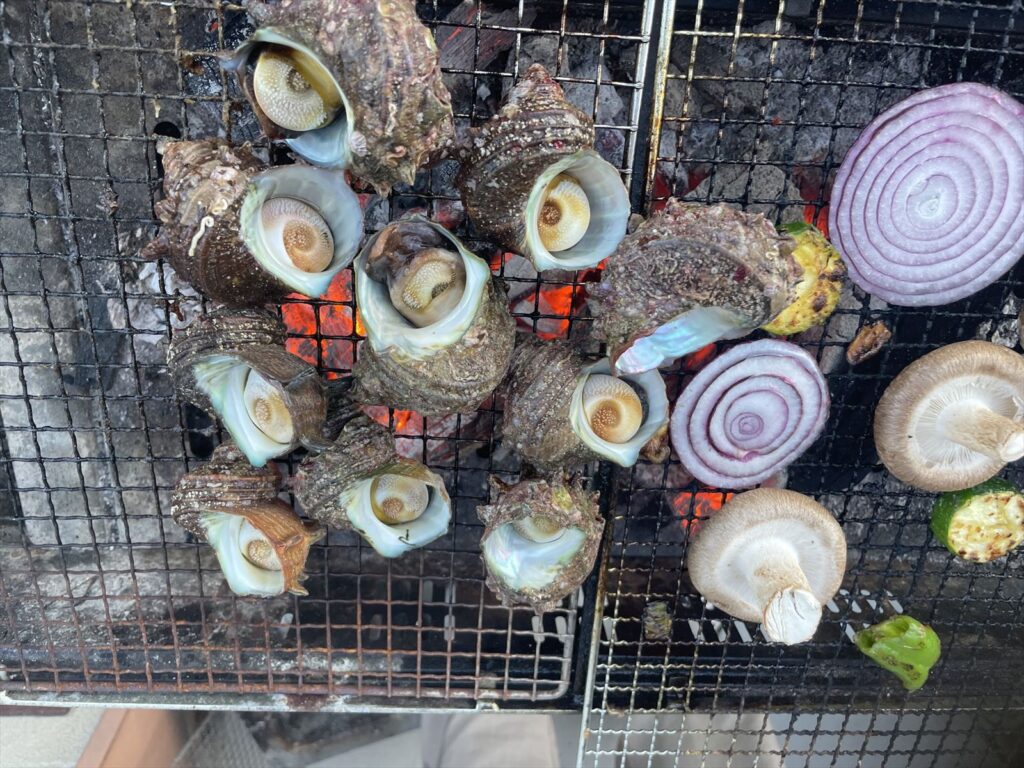自宅でBBQ